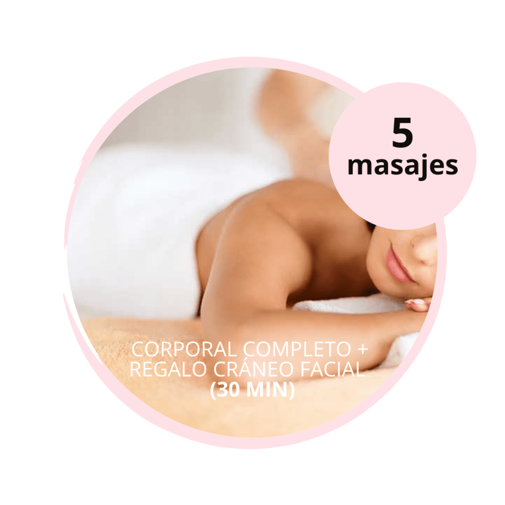 Bono 5 masajes completos